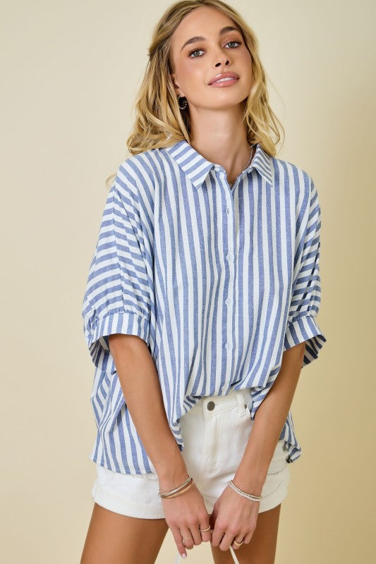 Delaney Striped Shirt