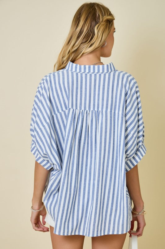 Delaney Striped Shirt