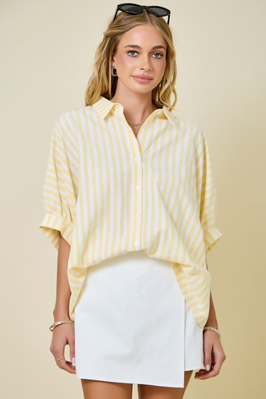 Delaney Striped Shirt