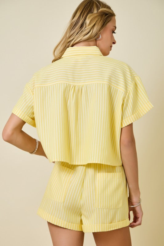 Sherbet Striped Shorts