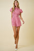 Picnic Date Gingham Romper