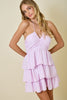Blush Hour Tiered Mini Dress