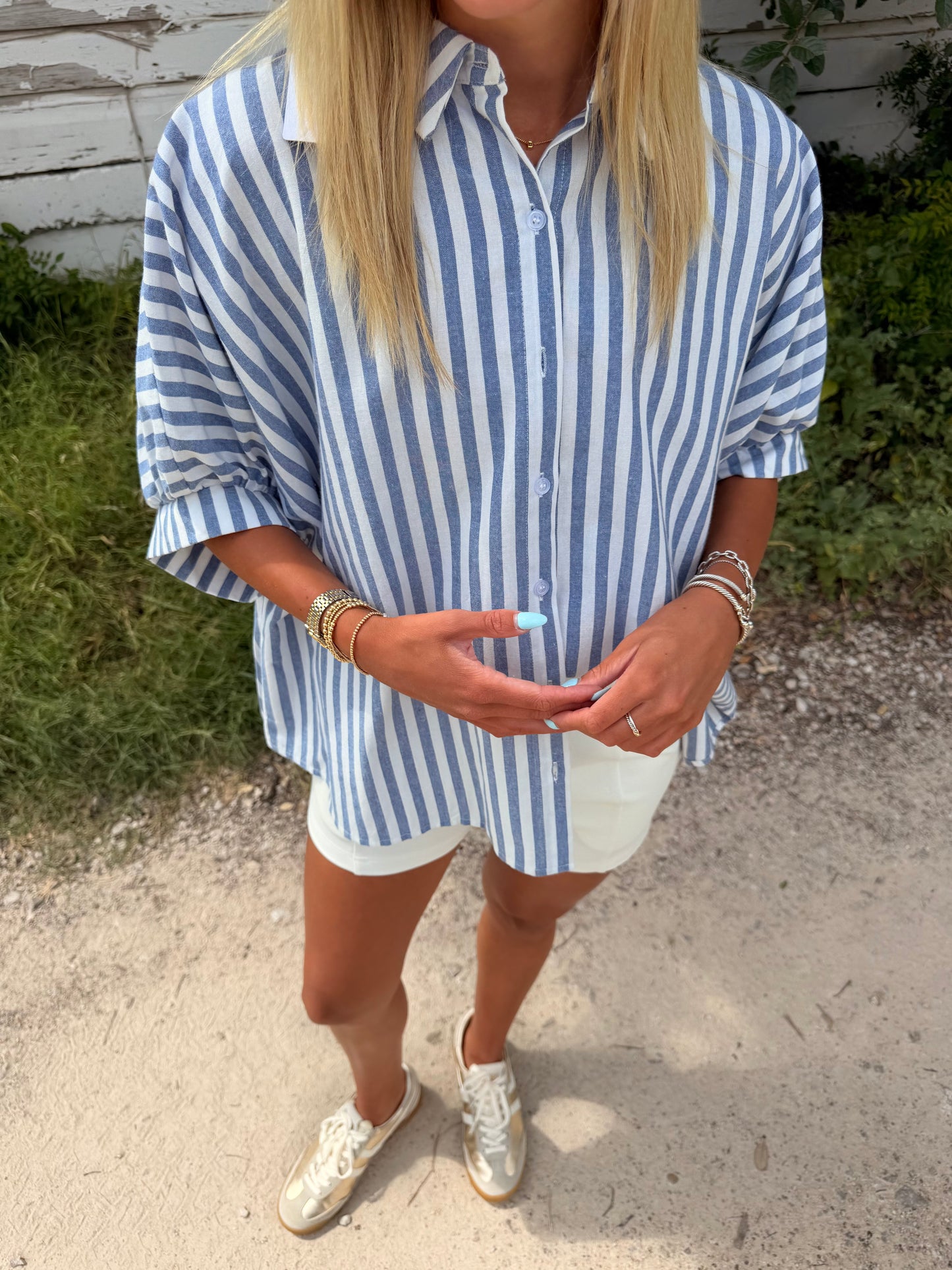 Delaney Striped Shirt
