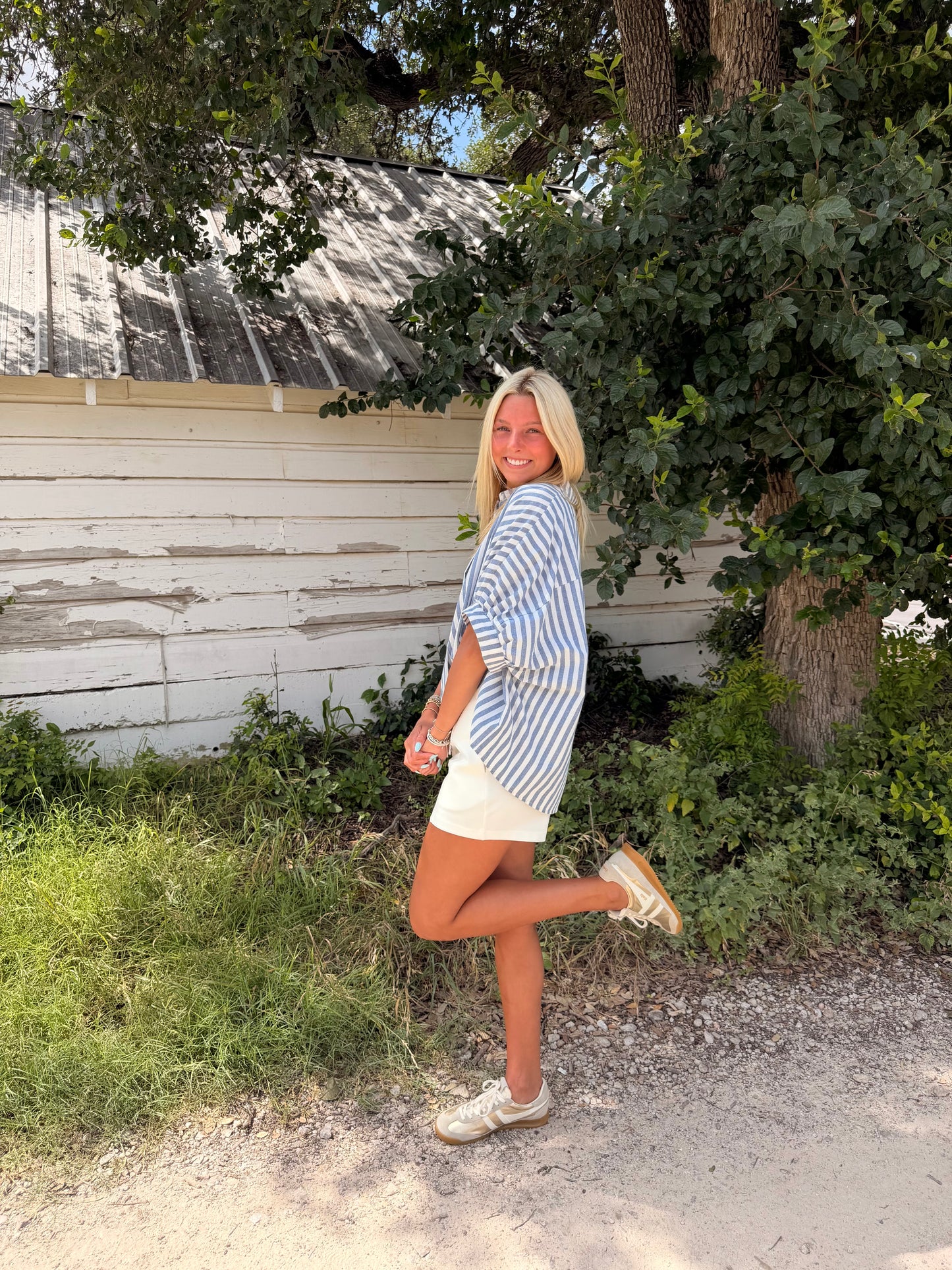 Delaney Striped Shirt