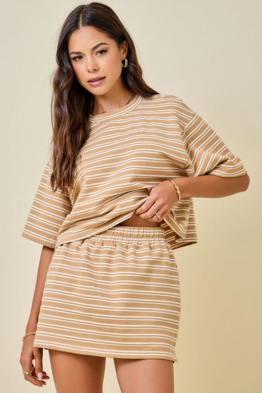 Sun washed Stripe Top