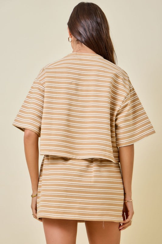 Sun washed Stripe Top