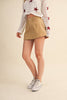 Twill Denim Skorts