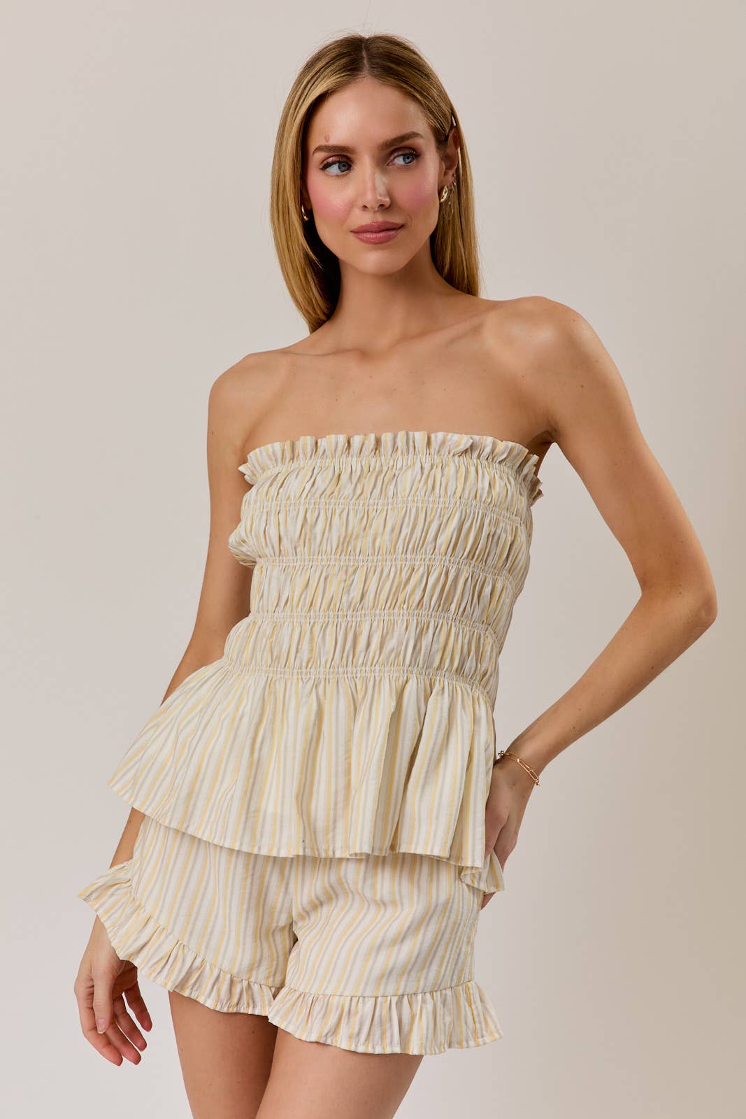 Limoncello Smocked Top