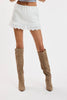Positano Linen Eyelet Mini Skort