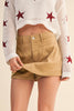 Twill Denim Skorts