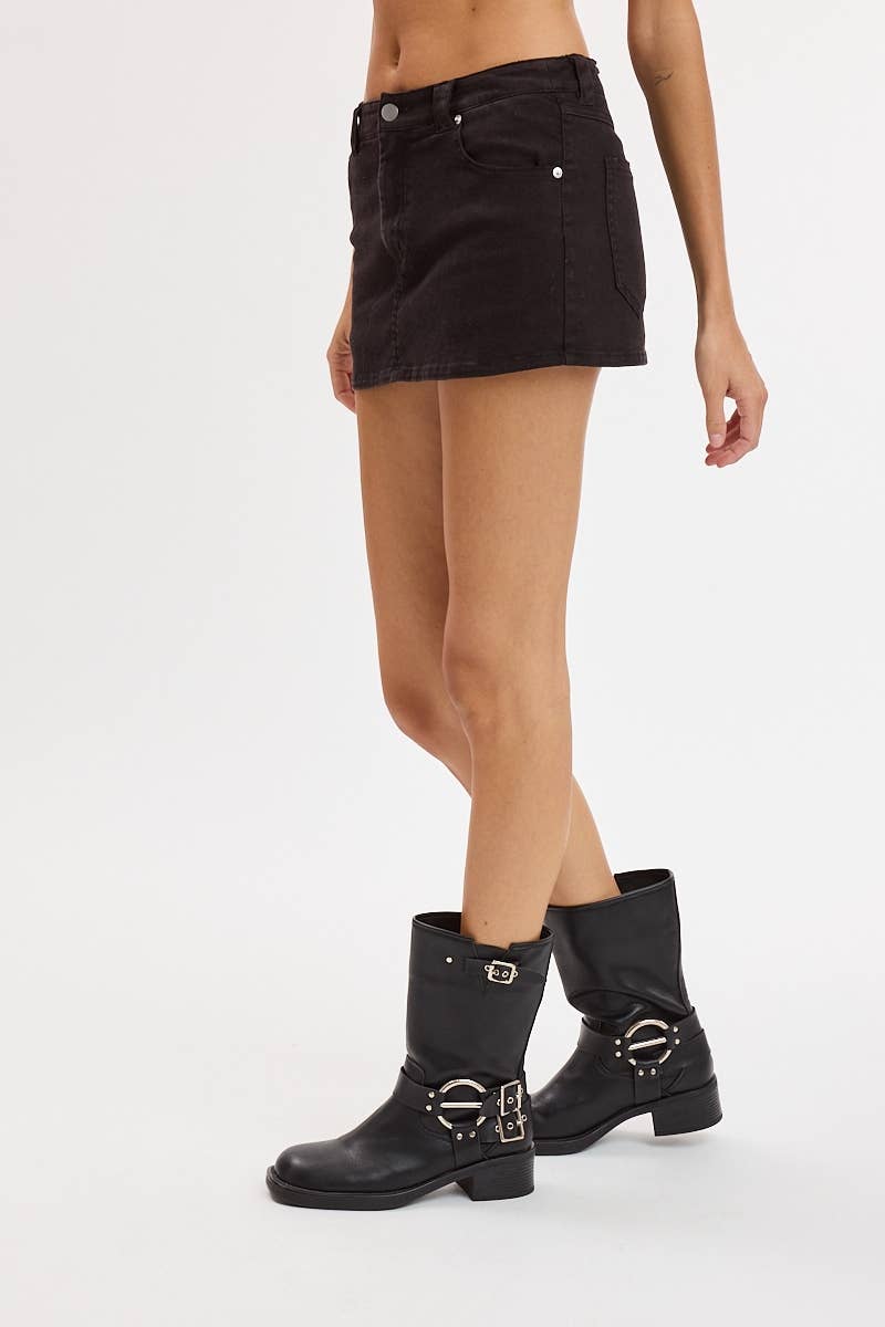 Midnight Mini Skort