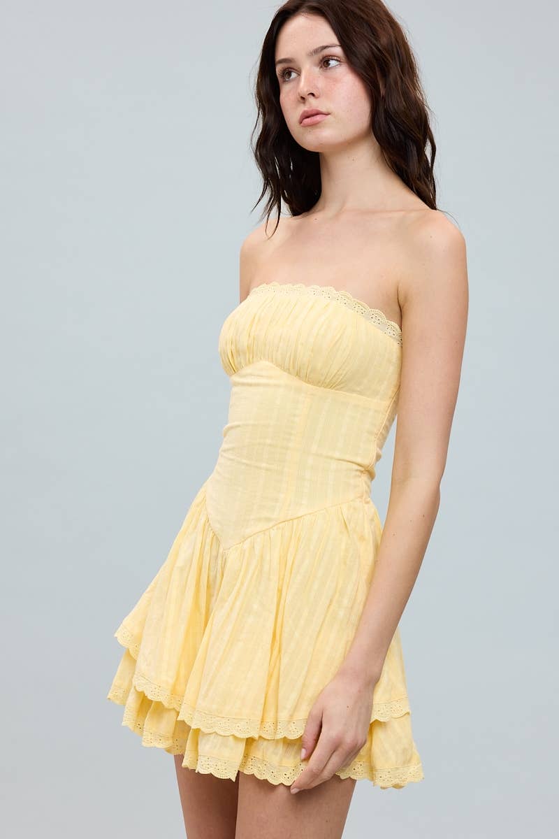 Lemon Honey Mini Dress