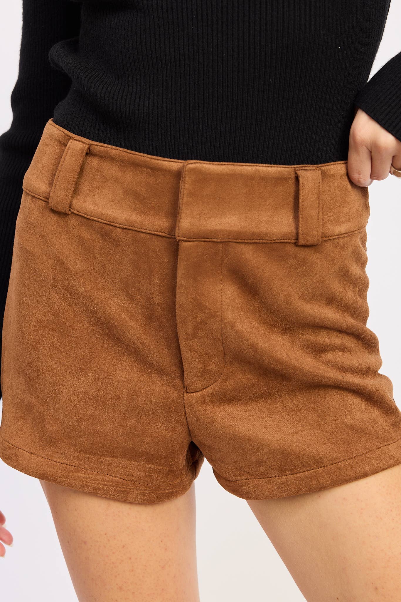 Reese Suede Low rise Short
