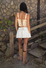 Crinkle Tiered Mini Skort