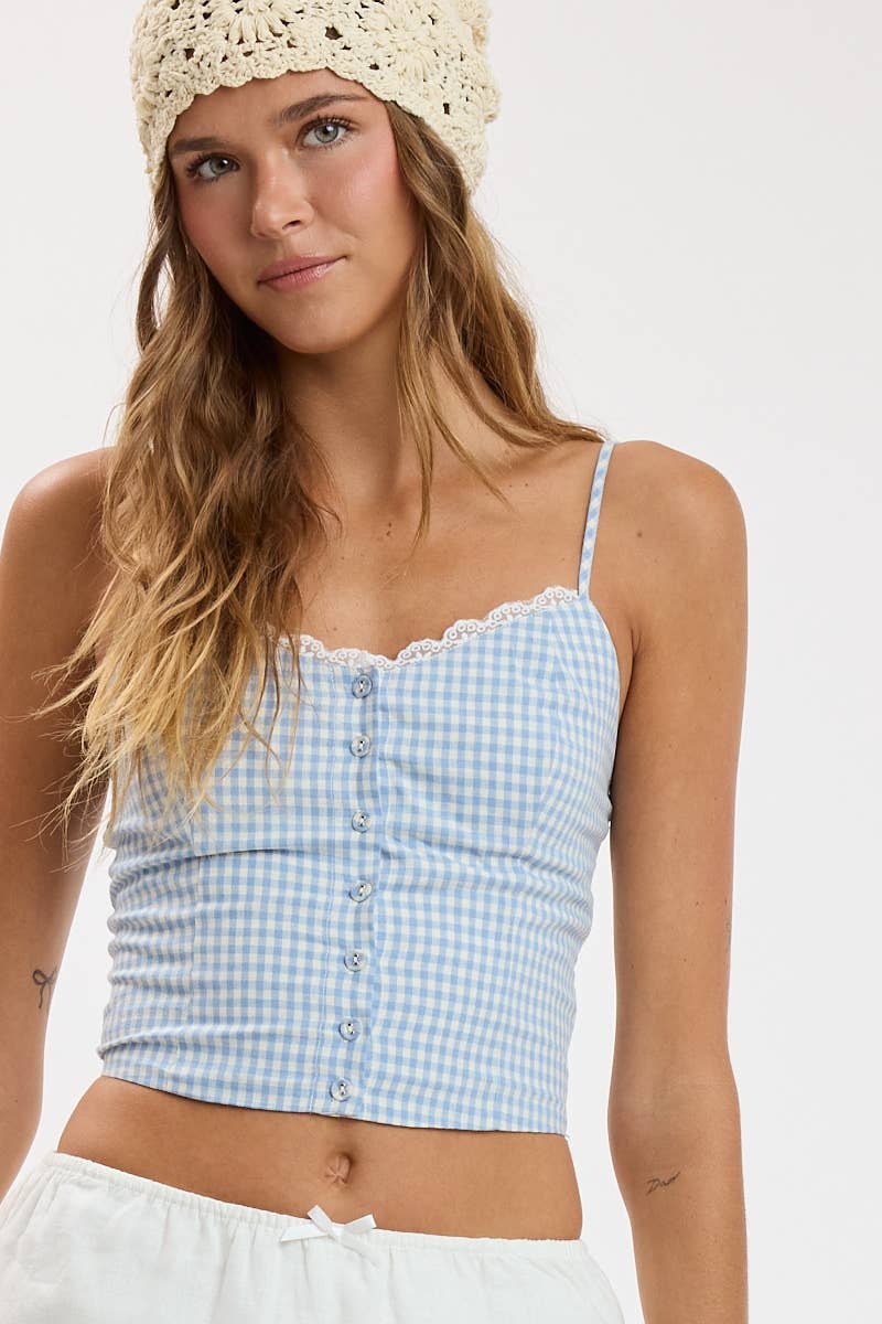 Capri Smocked Cami Top