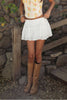Crinkle Tiered Mini Skort