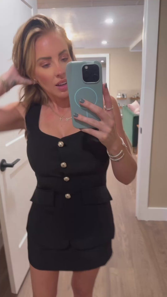 Black Blazer Romper